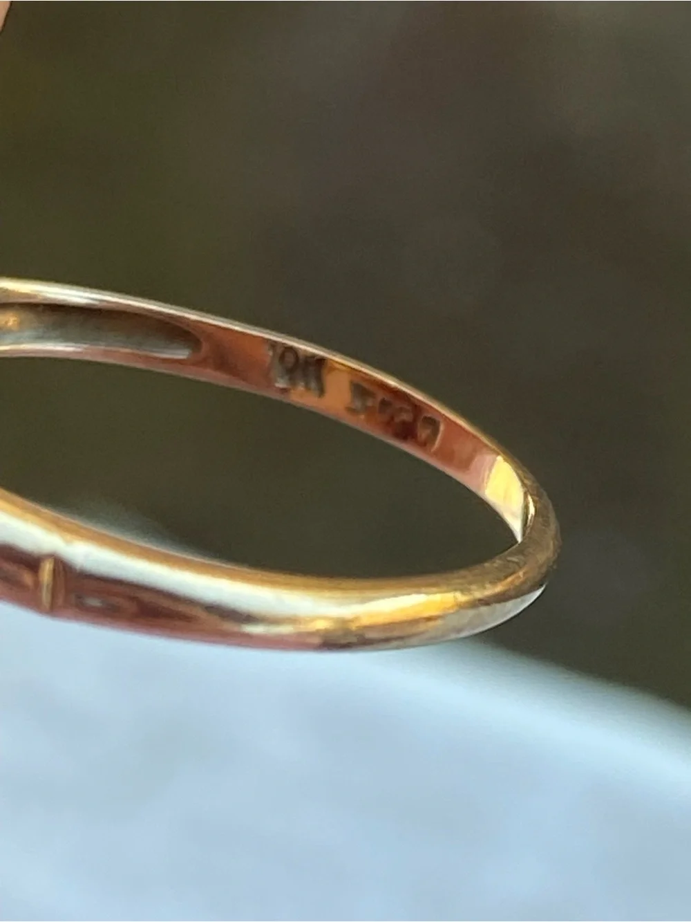 Antique Yellow Gold & Rose Gold Aquamarine Cocktail Ring